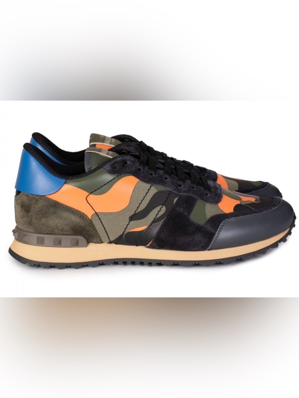 Valentino Garavani Rockrunner Camo Sneaker Size 45 EU / 12 US, Great Condition!